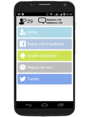 Chat Brasil android App screenshot 0